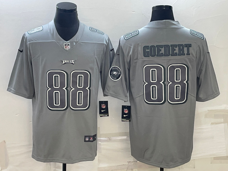 Men's Philadelphia Eagles Dallas Goedert #88 Gray Atmosphere Jersey